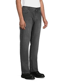 Slim-Fit Straight-Leg Jeans