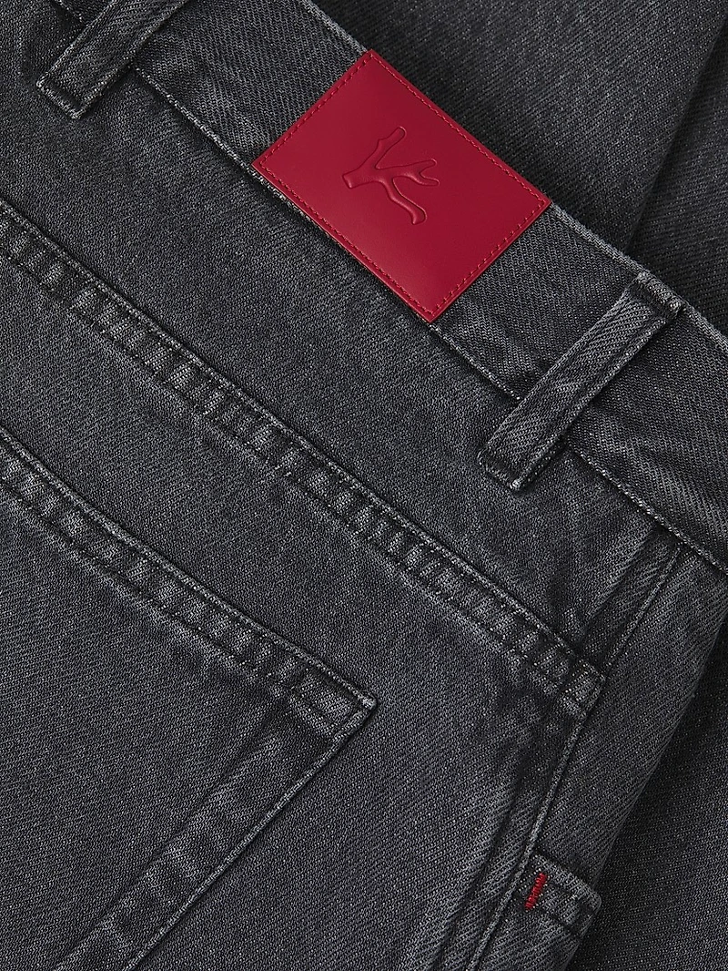 Slim-Fit Straight-Leg Jeans