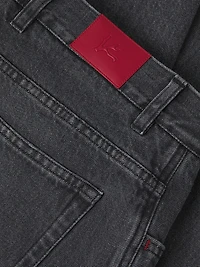 Slim-Fit Straight-Leg Jeans