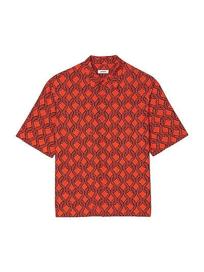 Loose-Fit Rope Print T-Shirt