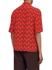 Loose-Fit Rope Print T-Shirt