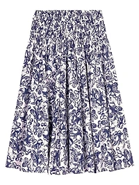 Printed Maxi Skirt