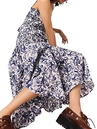 Printed Maxi Skirt