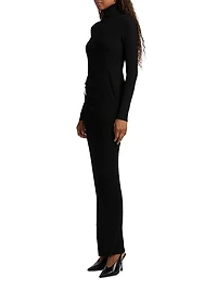 Lainey Turtleneck Body-Con Maxi Dress