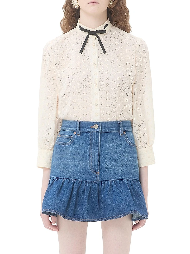 Daisy Sangallo Polka Dot Shirt