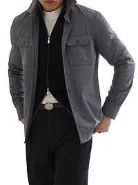 Cashmere and Silk Lightweight Cardigan with Zipper