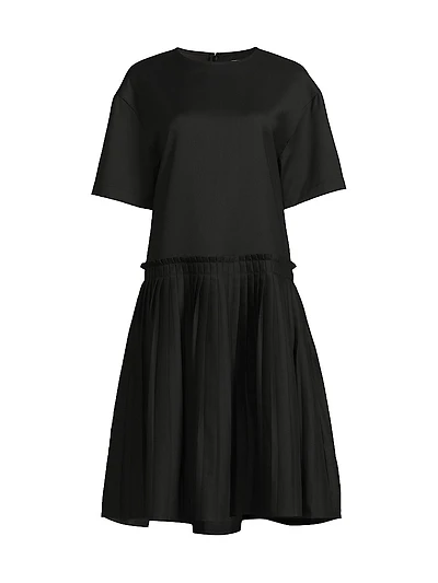 Lohan Drop-Waist Knee-Length Dress