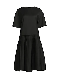 Lohan Drop-Waist Knee-Length Dress