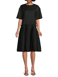 Lohan Drop-Waist Knee-Length Dress