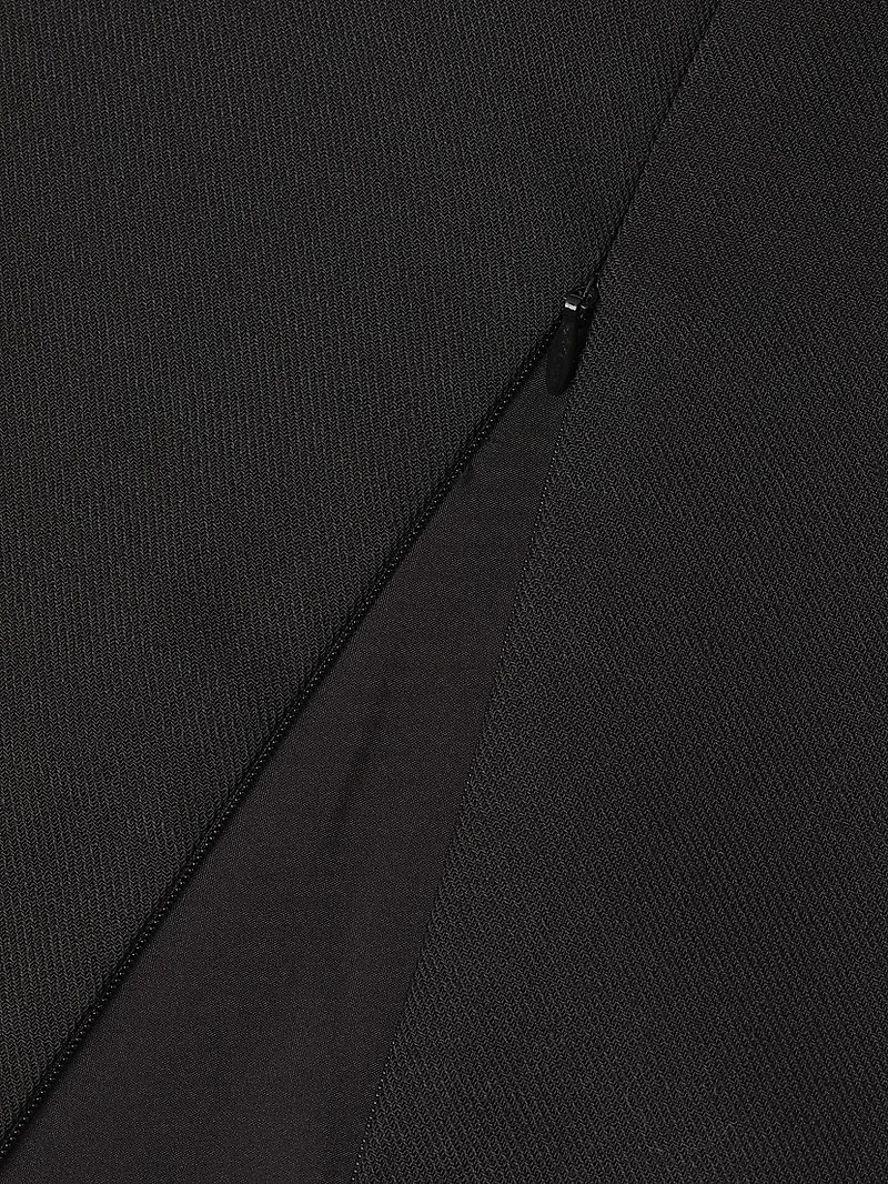 Roux Wool-Blend Maxi Skirt