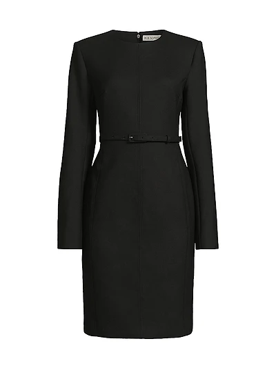 Kember Belted Knee-Length Dress