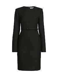 Kember Belted Knee-Length Dress