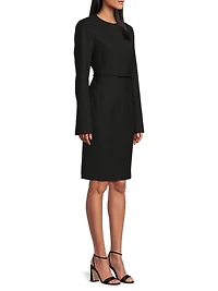 Kember Belted Knee-Length Dress