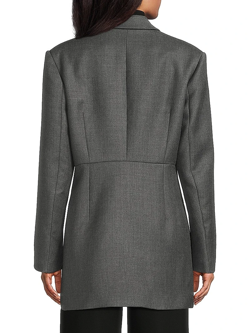 Paley Double-Breasted Wool-Blend Blazer