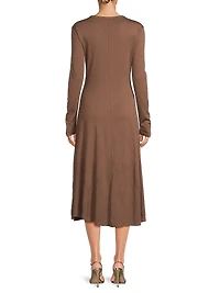 Rotha Knitted Midi-Dress