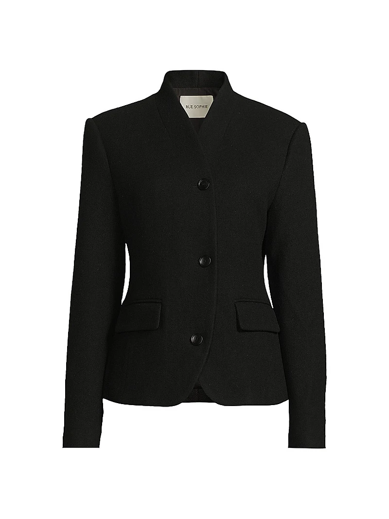 Camberly Wool-Blend Blazer