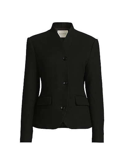 Camberly Wool-Blend Blazer