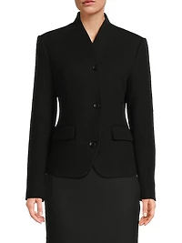 Camberly Wool-Blend Blazer