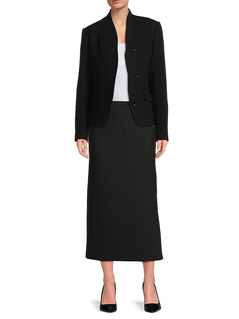 Camberly Wool-Blend Blazer
