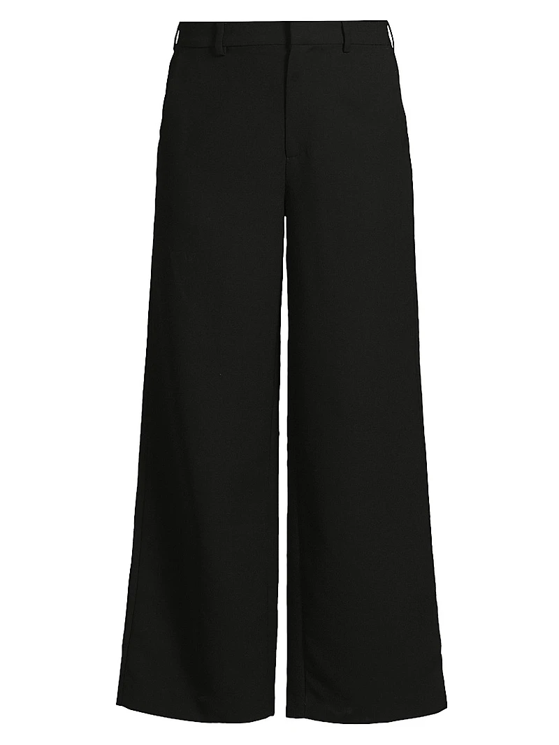 Merce Wide-Leg Wool Pants
