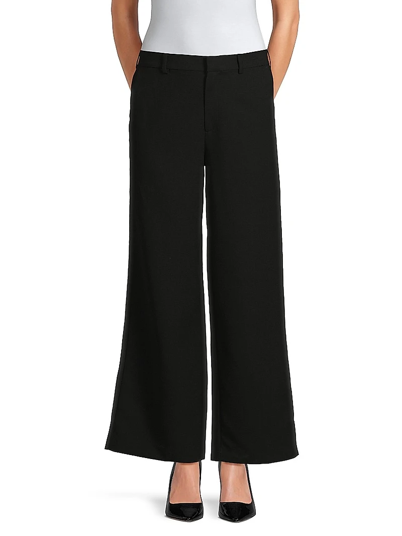 Merce Wide-Leg Wool Pants
