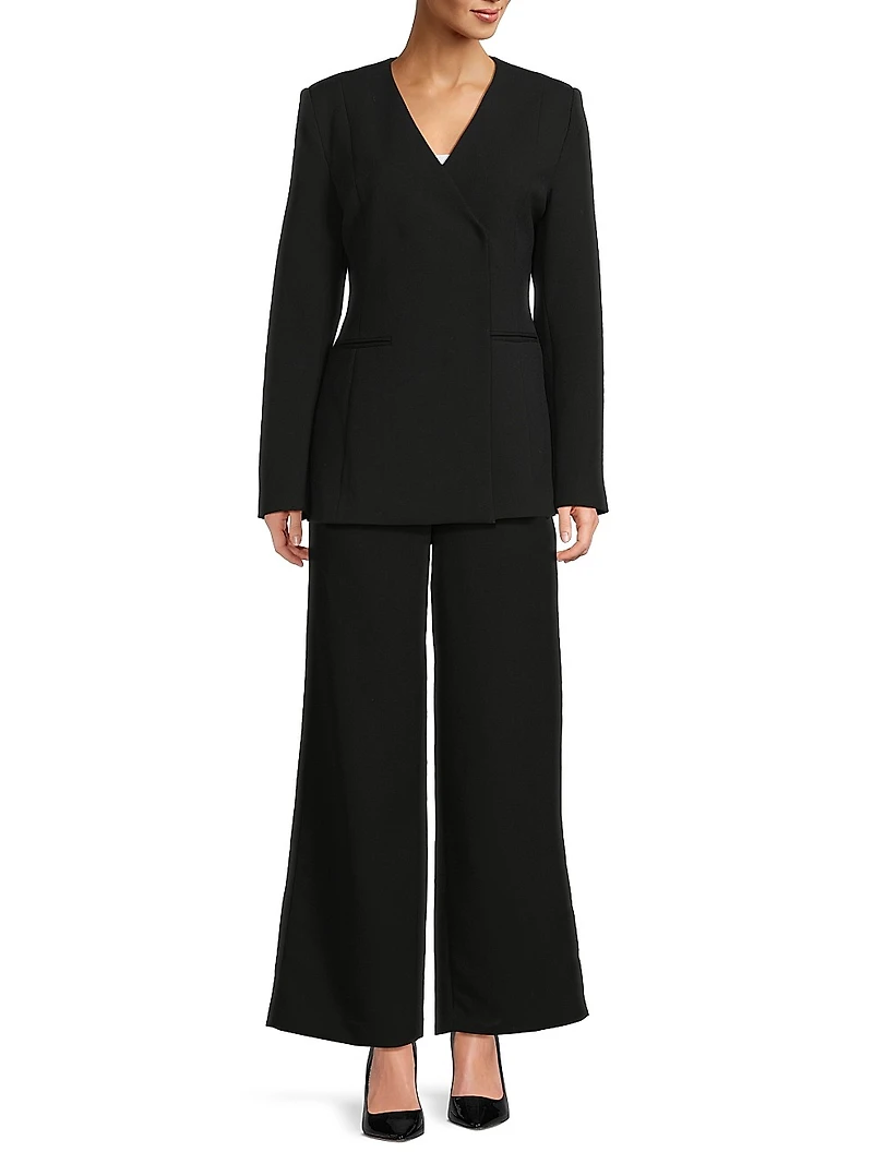 Merce Wide-Leg Wool Pants