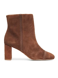 Peyton 70MM Suede Crochet Ankle Boots