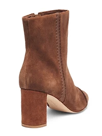 Peyton 70MM Suede Crochet Ankle Boots