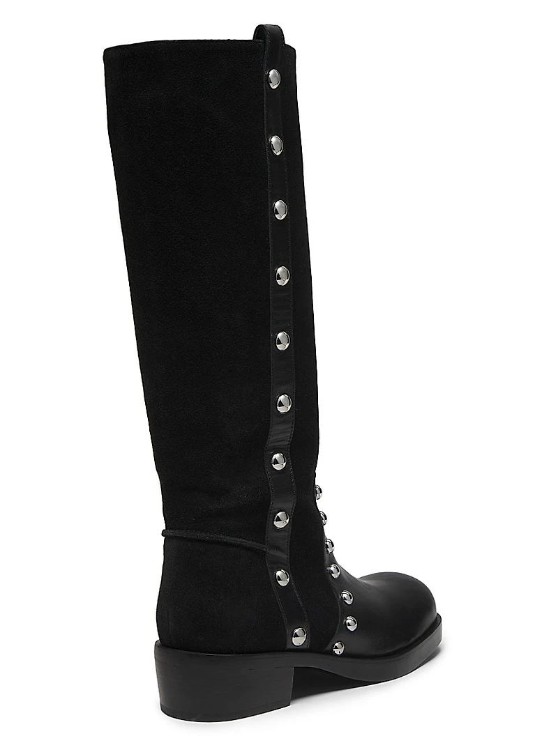 Shira 45MM Studded Knee-High Boots