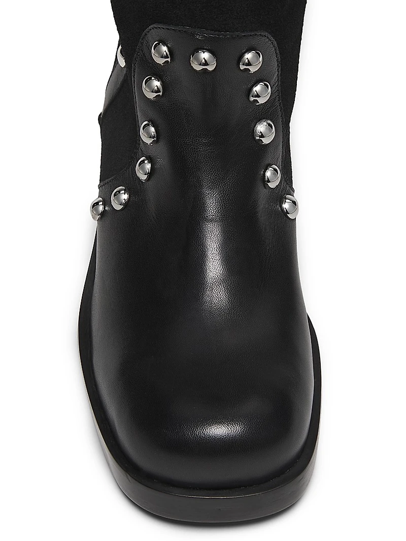 Shira 45MM Studded Knee-High Boots