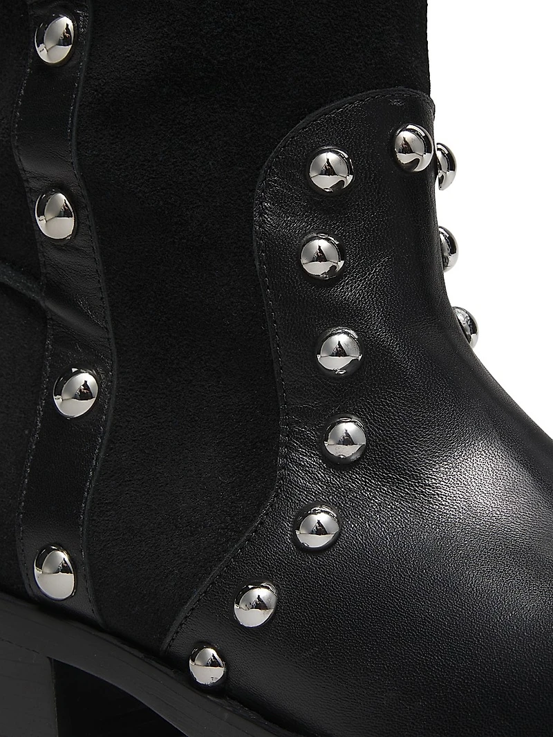 Shira 45MM Studded Knee-High Boots