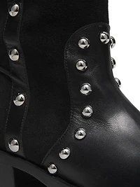 Shira 45MM Studded Knee-High Boots