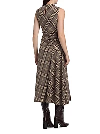 Burke Draped Midi-Dress