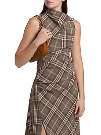 Burke Draped Midi-Dress