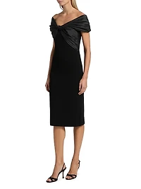 Mia Off-The-Shoulder Cut-Out Midi-Dress