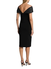 Mia Off-The-Shoulder Cut-Out Midi-Dress