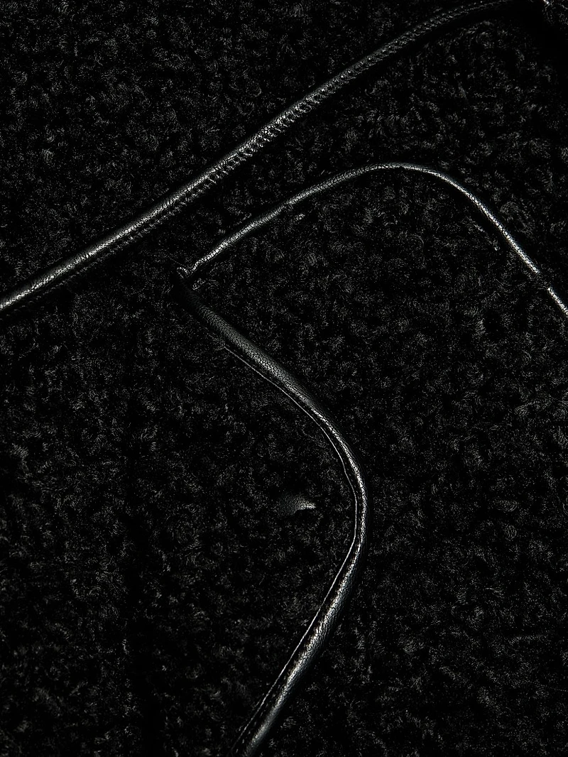 Kimia Tie-Waist Faux Sherpa Jacket