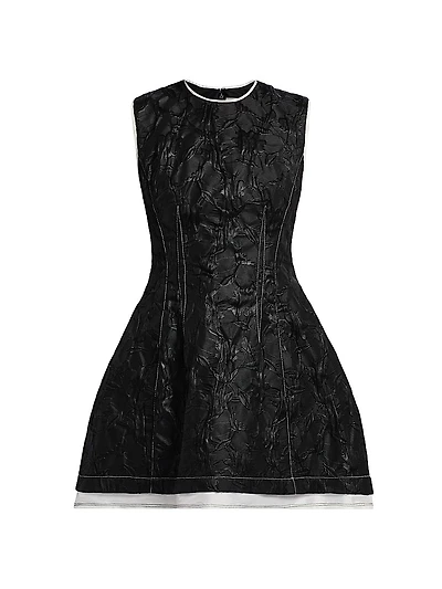 Audrina Floral Sleeveless Minidress
