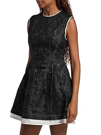 Audrina Floral Sleeveless Minidress