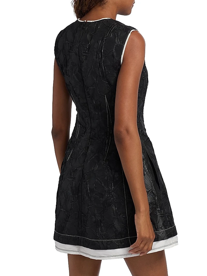 Audrina Floral Sleeveless Minidress