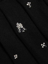 Cyrus Crystal-Embellished Wool-Cashmere Miniskirt
