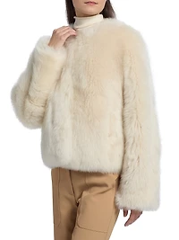 Natasha Shearling Short Jacket