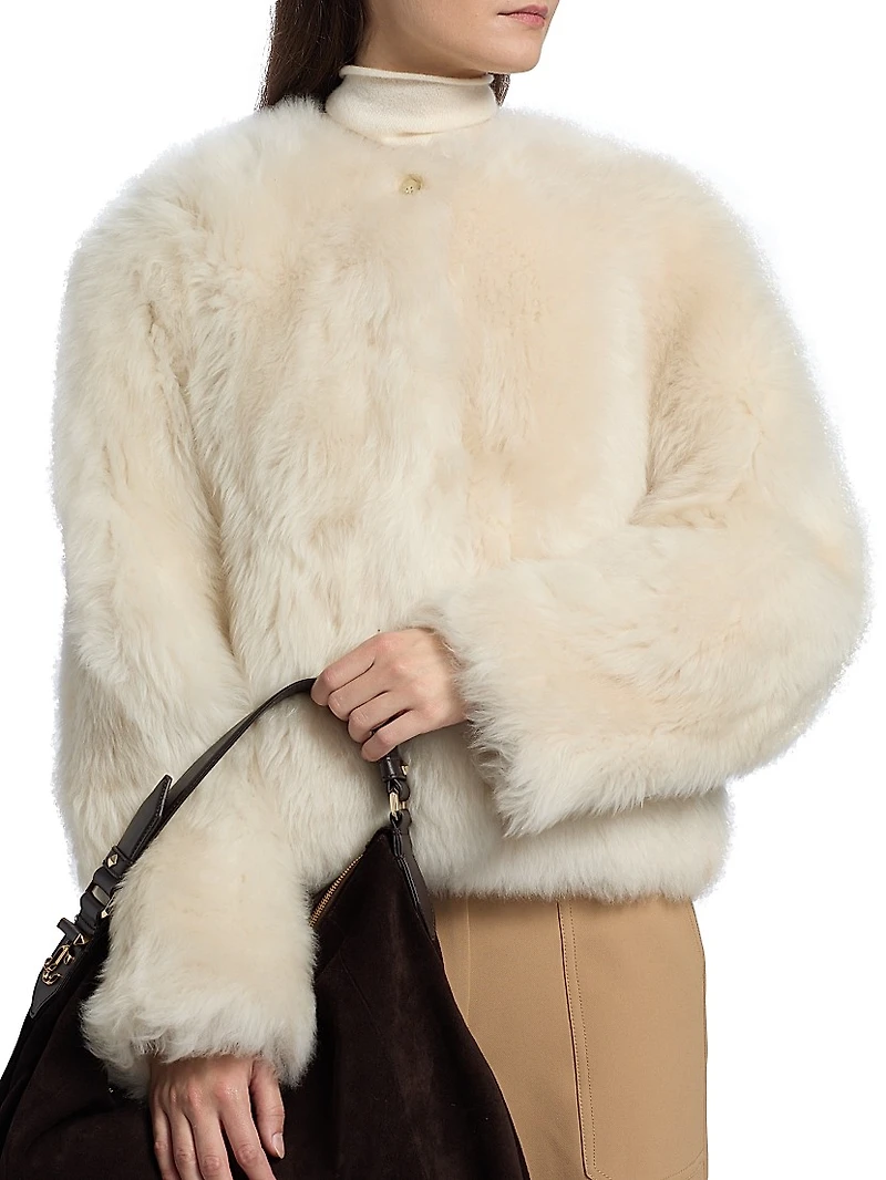 Natasha Shearling Short Jacket