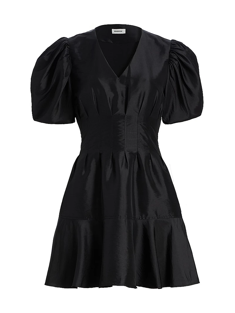 Edwina Taffeta Minidress