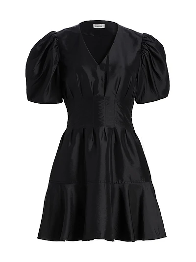 Edwina Taffeta Minidress