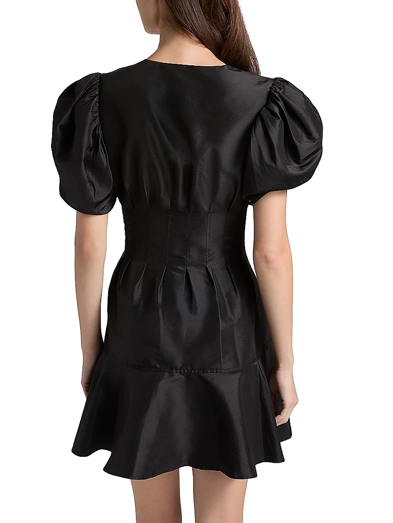 Edwina Taffeta Minidress