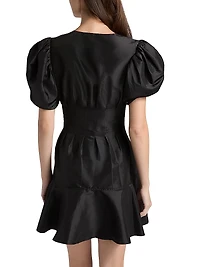 Edwina Taffeta Minidress