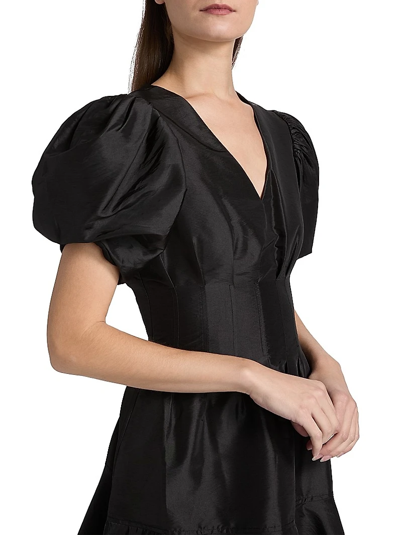 Edwina Taffeta Minidress