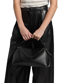 Kobie Leather Wide-Leg Pants