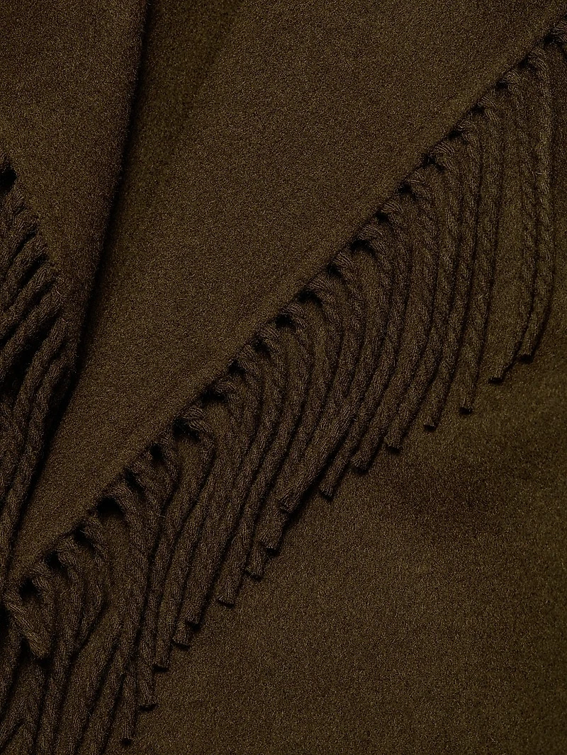 Rowen Fringed Wool-Blend Jacket